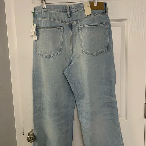 American Eagle Outfitters Stovepipe Jeans size 12 short - Picture 2 of 5